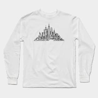 New York Skyline Long Sleeve T-Shirt